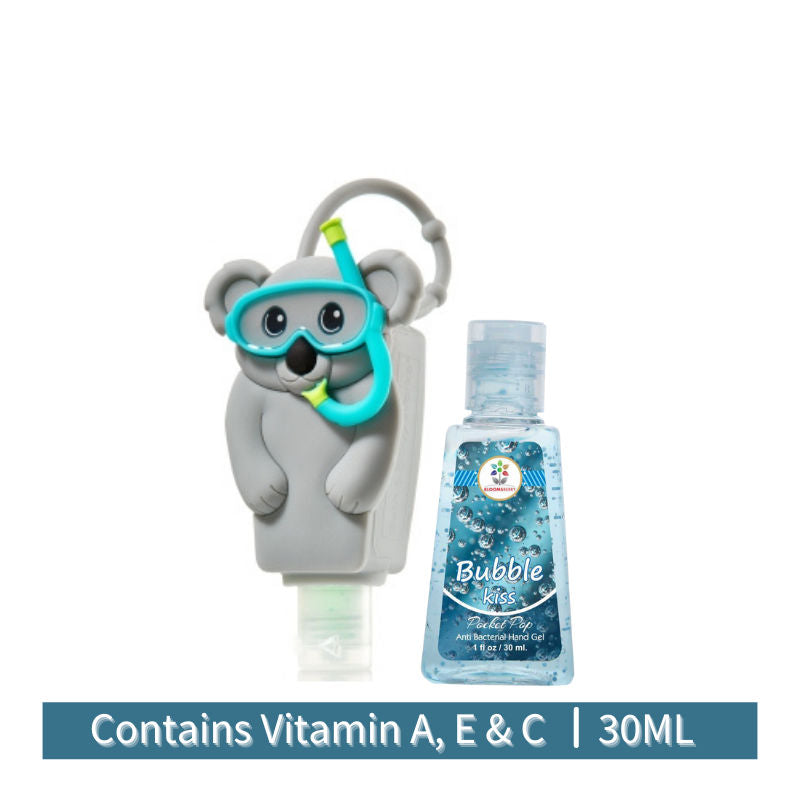 Bloomsberry Bubble Kiss Koyala holder with sanitizer