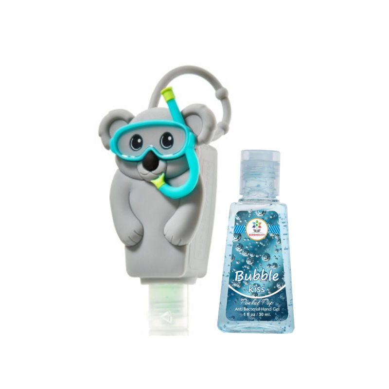 Bloomsberry Bubble Kiss Koyala holder with sanitizer