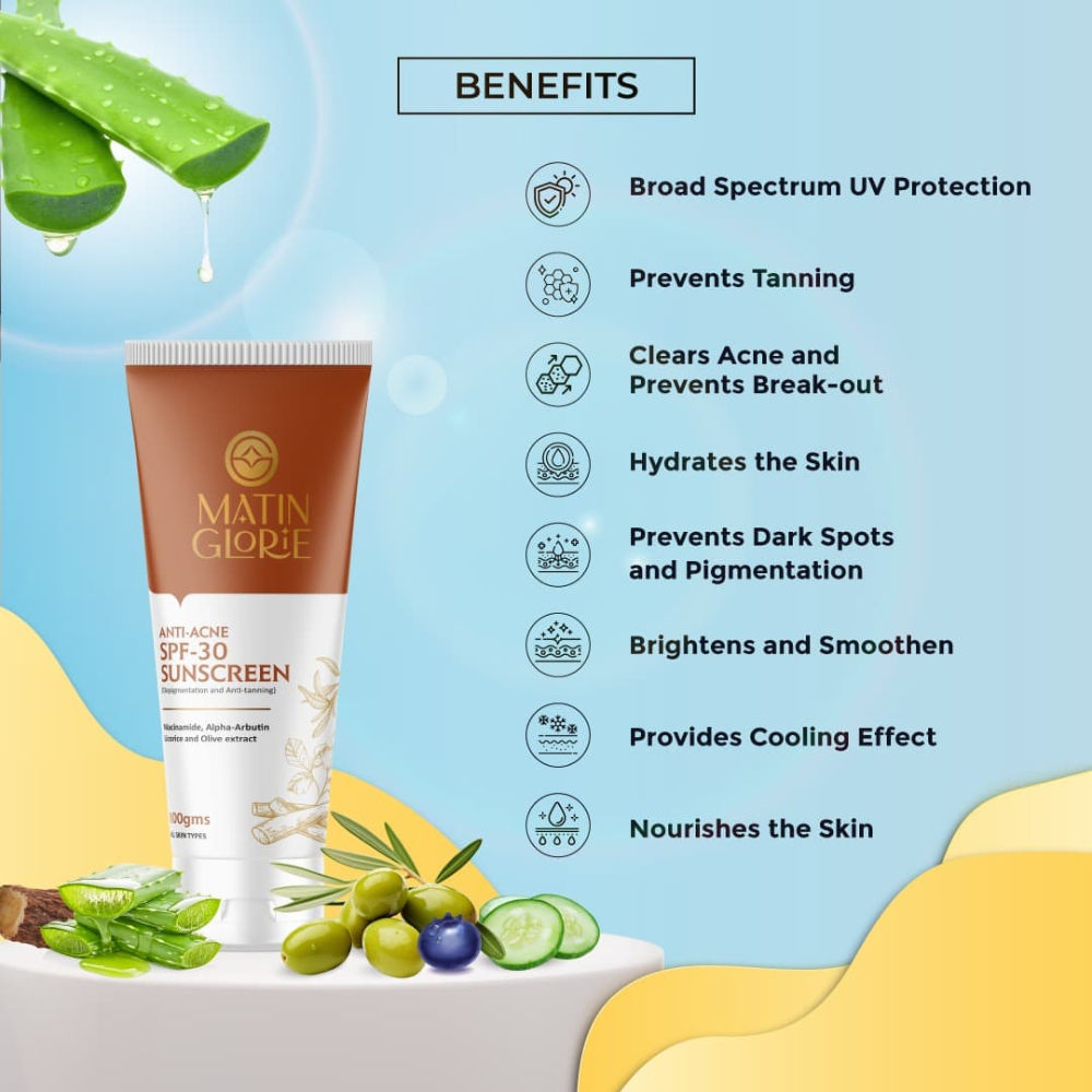 MATINGLORIE SPF 30 PA+++ Broad Spectrum Sunscreen