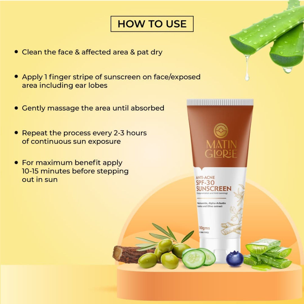 MATINGLORIE SPF 30 PA+++ Broad Spectrum Sunscreen
