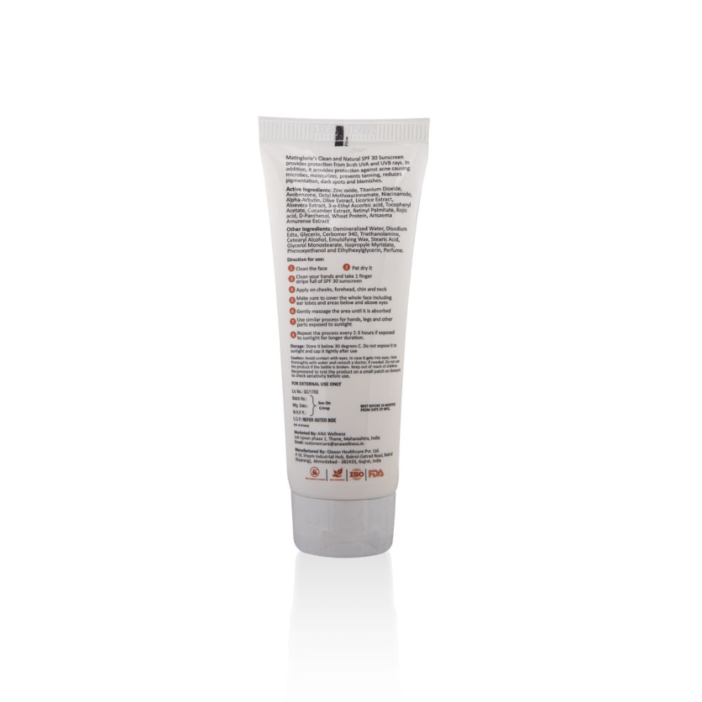 MATINGLORIE SPF 30 PA+++ Broad Spectrum Sunscreen