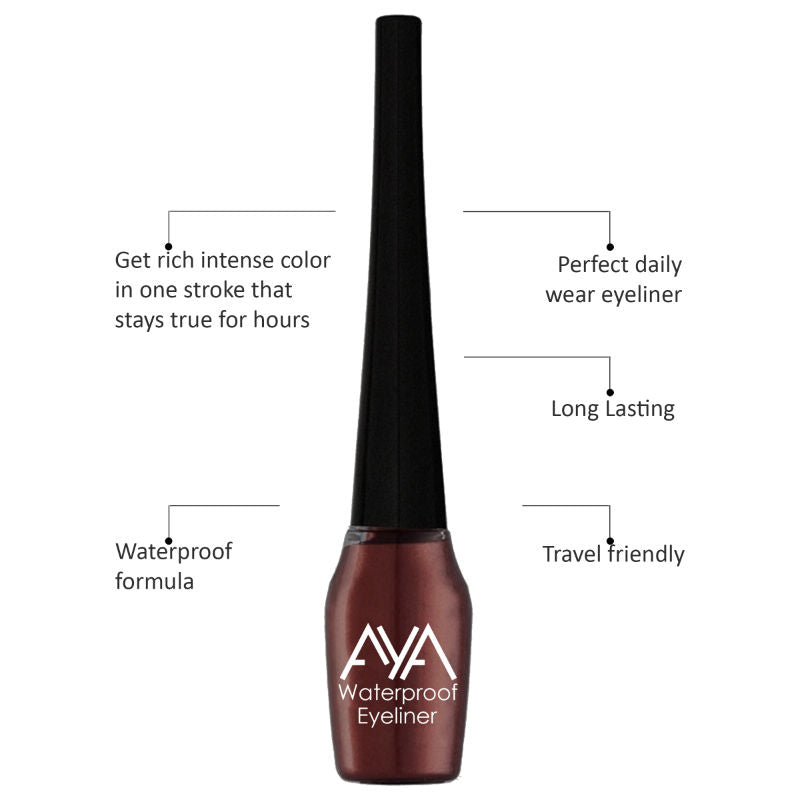 AYA Waterproof Eyeliner - Brown