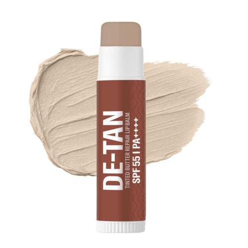 BAKE De-Tan Tinted Butter Lip Balm SPF 55PA++++with Kojic Acid For Tanned, Dark & Pigmented Lips