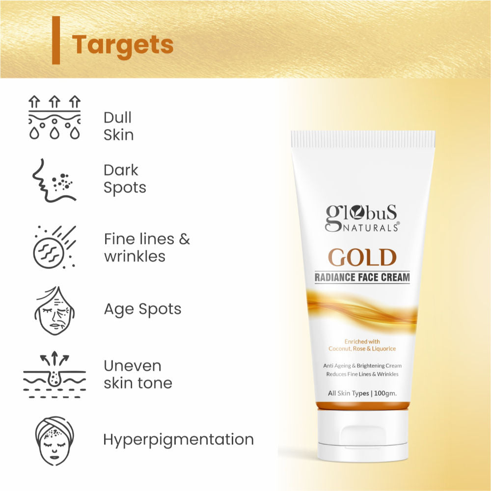 Globus Naturals Gold Radiance Face Cream