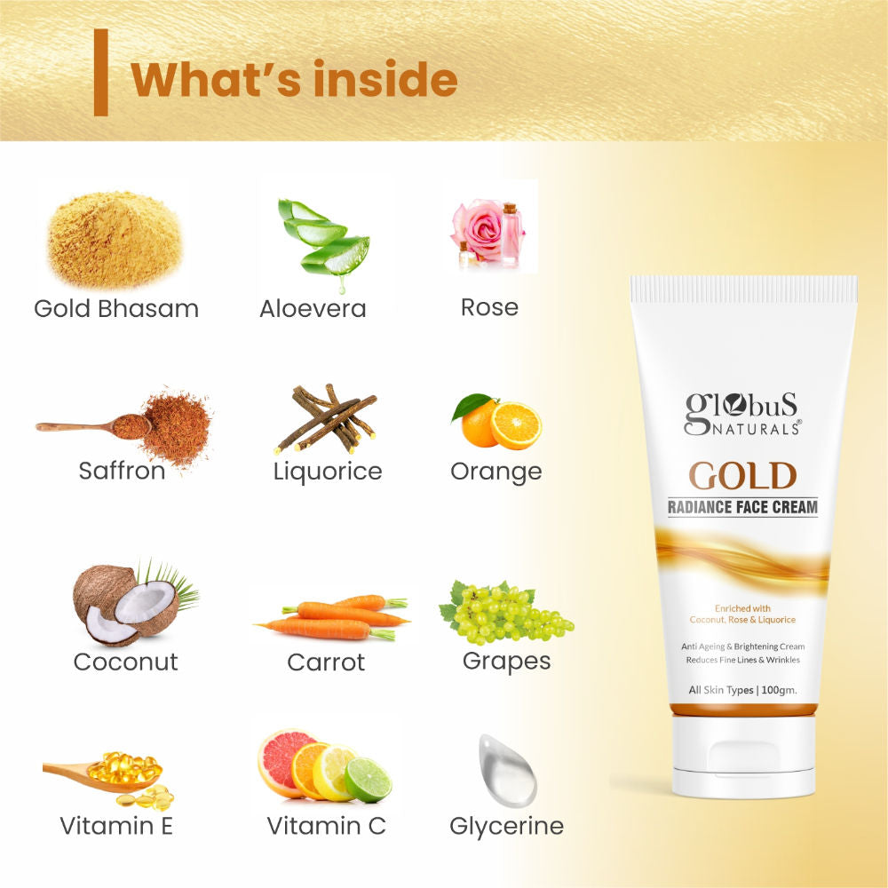 Globus Naturals Gold Radiance Face Cream