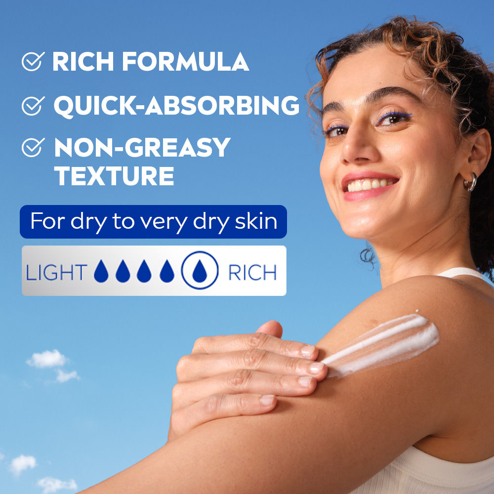 NIVEA 48H Deep Moisture Care Cocoa Butter & Vit E Body Lotion For Very Dry Skin