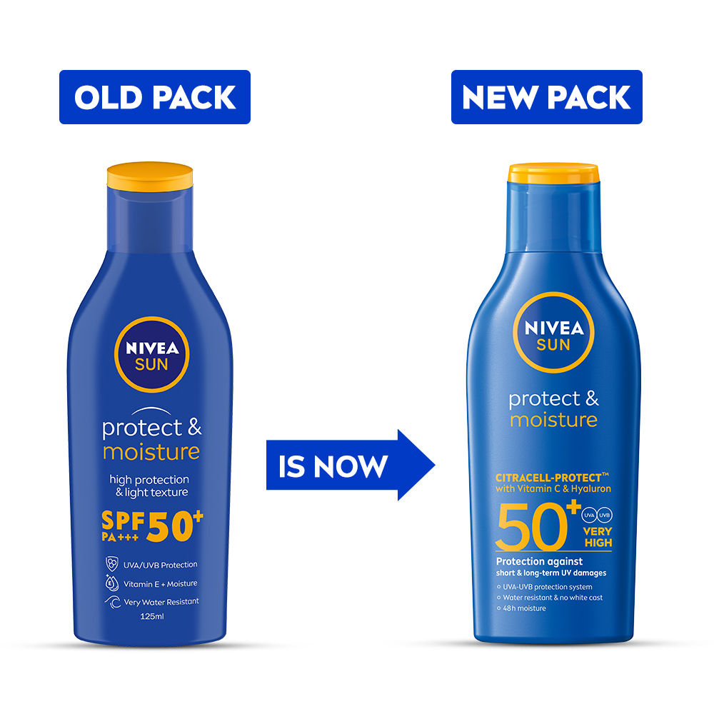 NIVEA SPF 50+ PA+++ & Vit E Face Sunscreen- Instant & Waterproof Protection