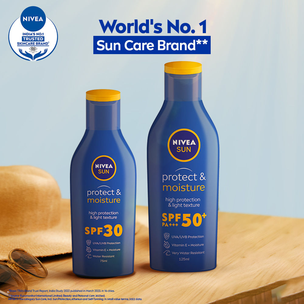 NIVEA SPF 50+ PA+++ & Vit E Face Sunscreen- Instant & Waterproof Protection