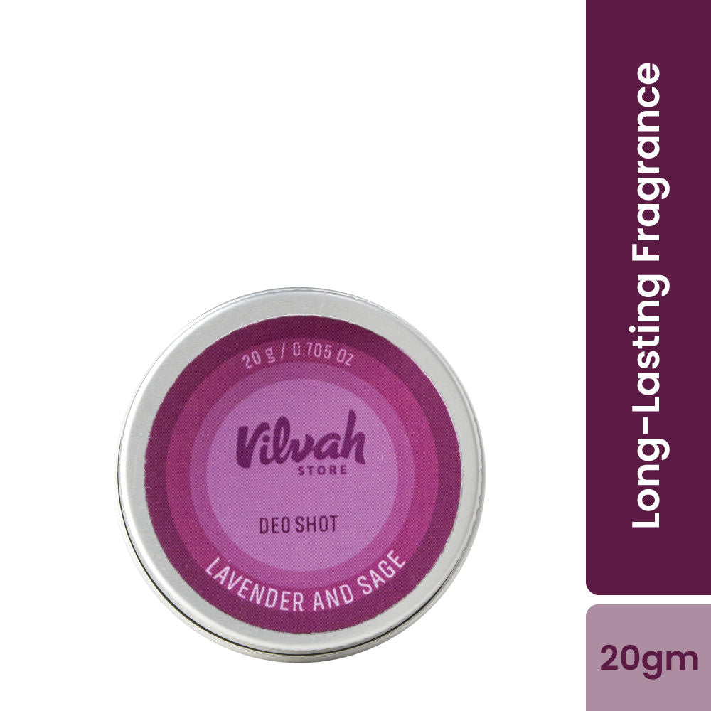 VILVAH Rose & Vanilla Deo Shot Prevents Odour, Sulphate and Paraben Free