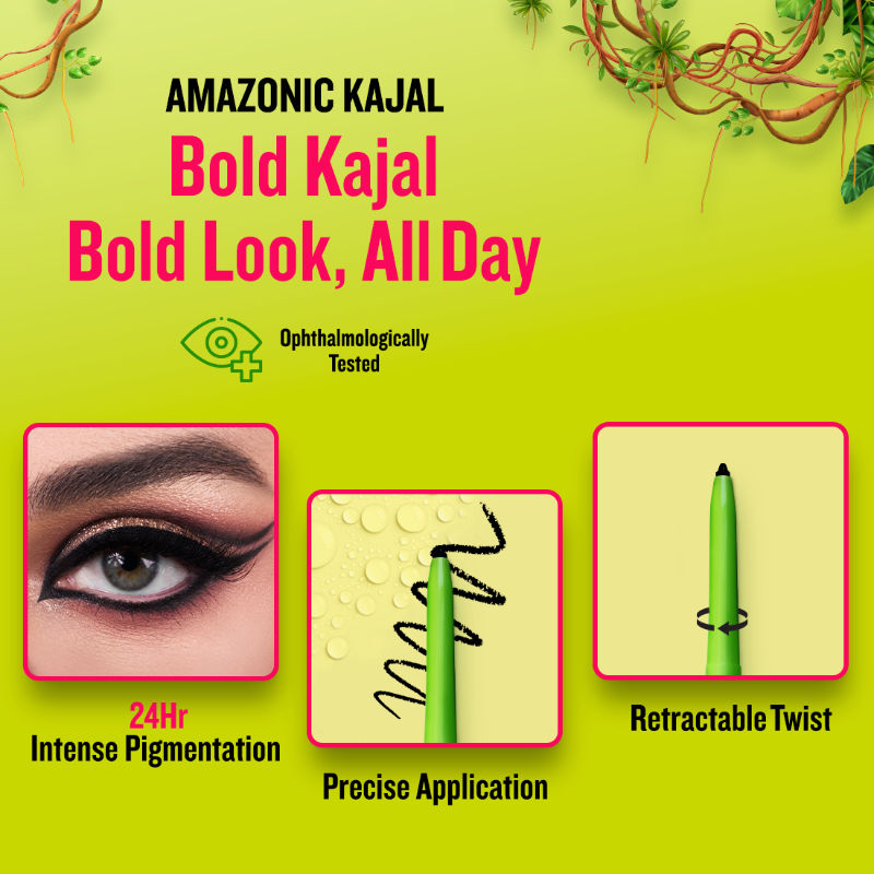 Daily Life Forever52 Amazonic Extra Lasting Kajal G101 Black