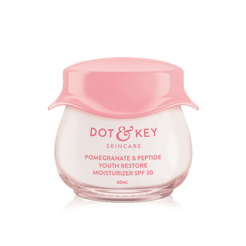 Dot & Key Pomegranate + Peptide Youth Restore Moisturizer SPF 30, With Ceramide