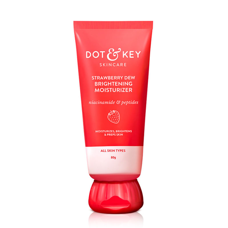 Dot & Key Strawberry Dew Brightening Moisturizer, Niacinamide & Peptides, Brightens & Smoothes Skin