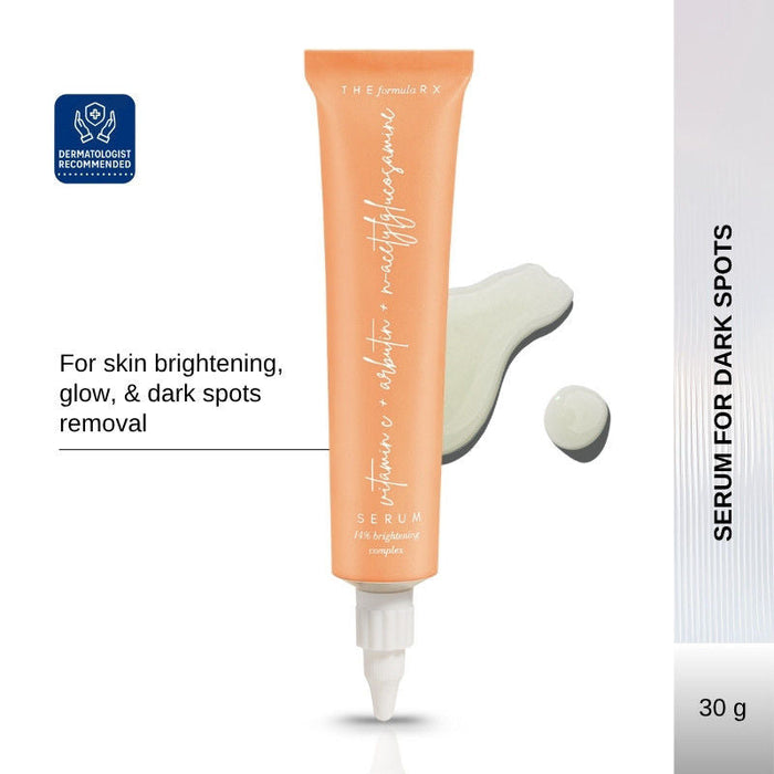 The Formularx Vitamin C Brightening Face Serum With Arbutin For Glow, & Dark Spots Removal