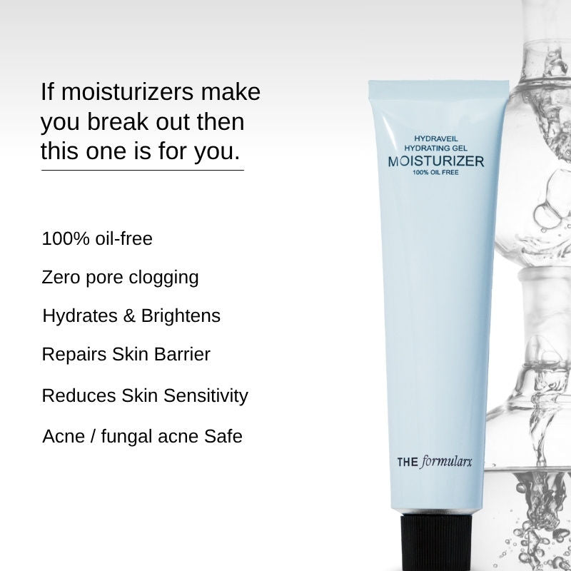 The Formularx Hydraveil Moisturizer With Ectoin & Ceramide For Oily, Acne, & Fungal Acne Prone Skin