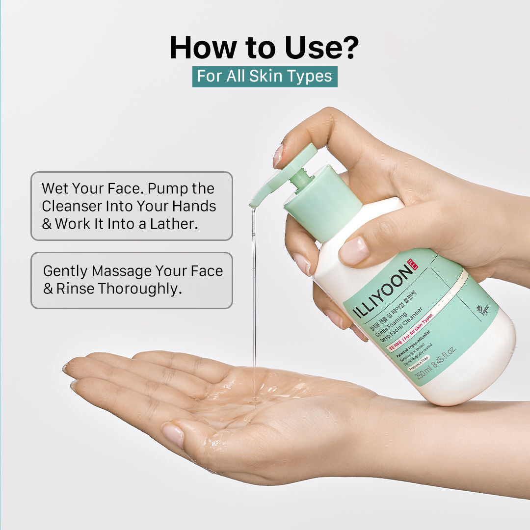Illiyoon Gentle Foaming Deep Facial Cleanser