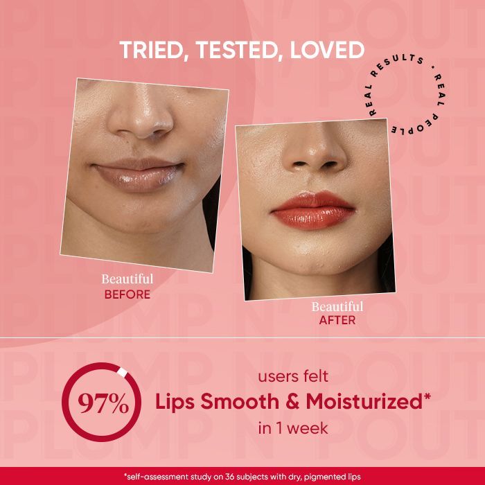 Dot & Key Vitamin C + E Lip Plumping Mask For Soothes Dryness, Pigmentation & Glowing Lips