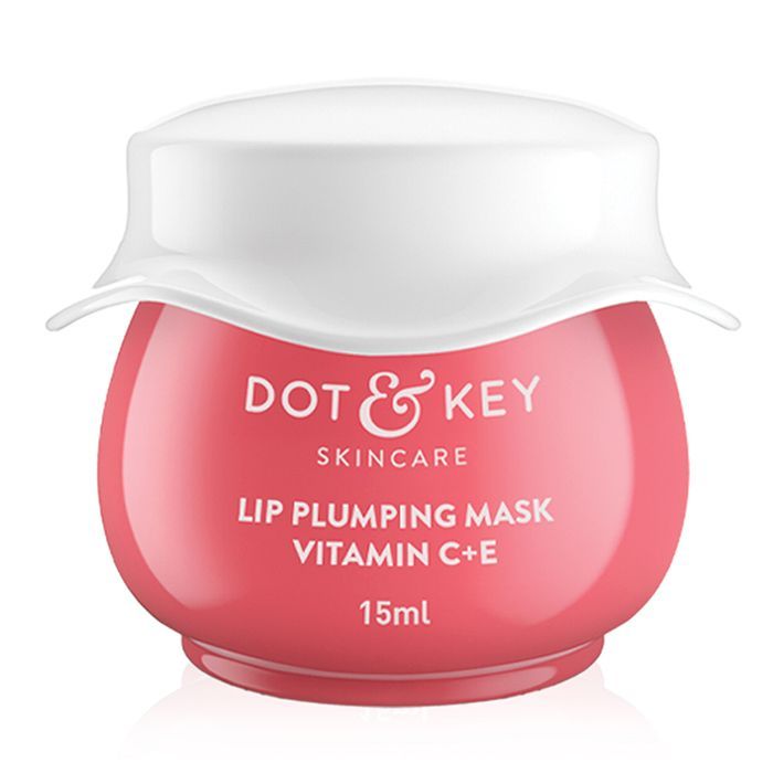 Dot & Key Vitamin C + E Lip Plumping Mask For Soothes Dryness, Pigmentation & Glowing Lips