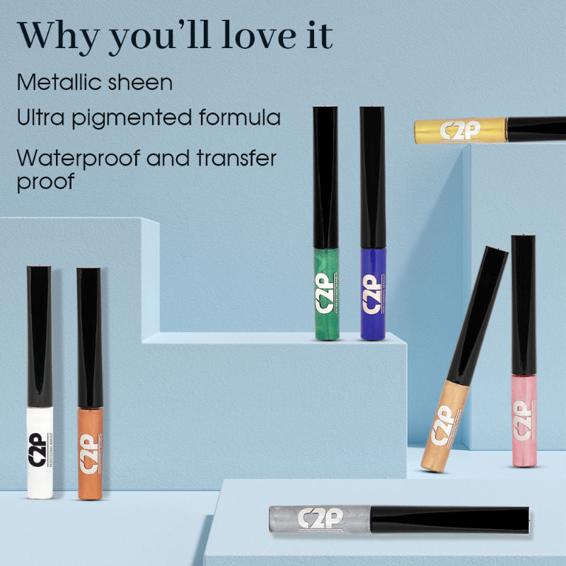 C2P Pro Frame Me Waterproof Liquid Eyeliner Smudge Proof Long Lasting Upto 24Hrs