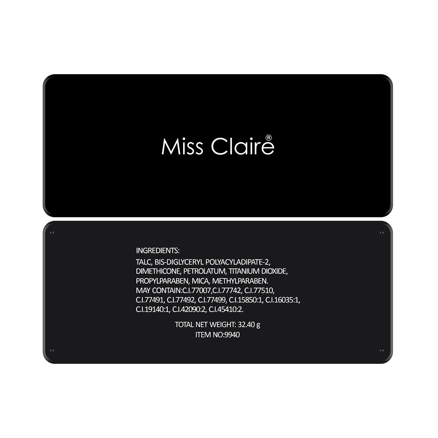 Miss Claire Make Up Palette 9940 (Eyeshadow Palette)