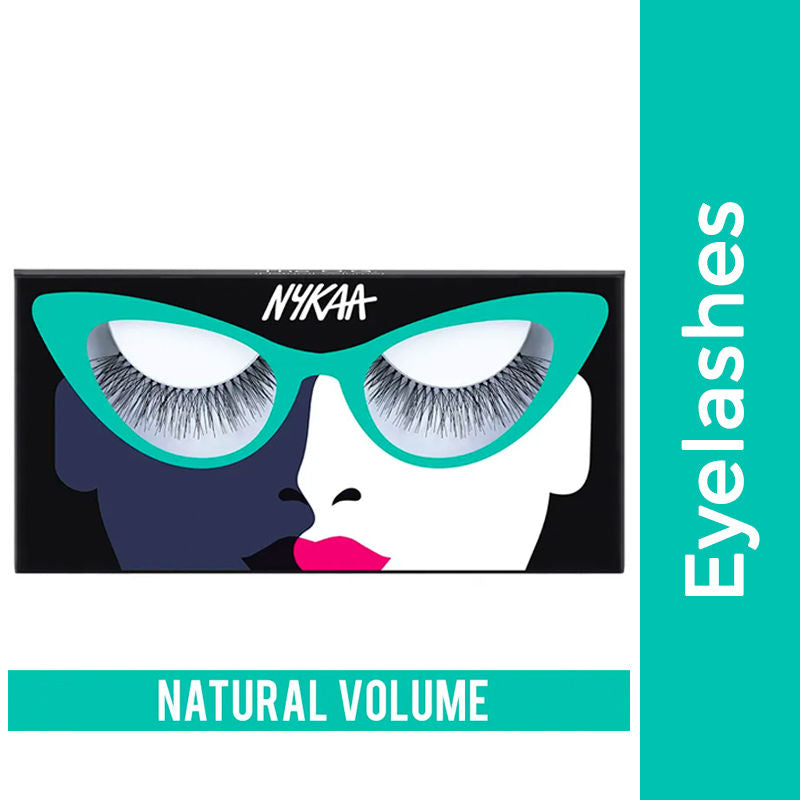 Nykaa Lash Talk Lightweight, Long & Volumizing Natural False Eyelash - Turn Up The Drama (1pcs)
