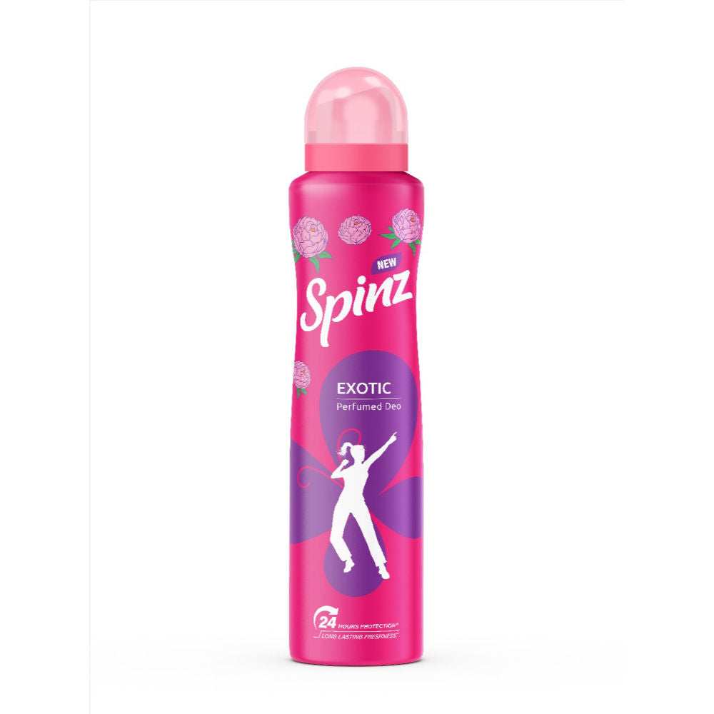 Spinz Exotic Perfumed Deo For Women With Bulgarian Rose Fragrance For Long Lasting Freshness