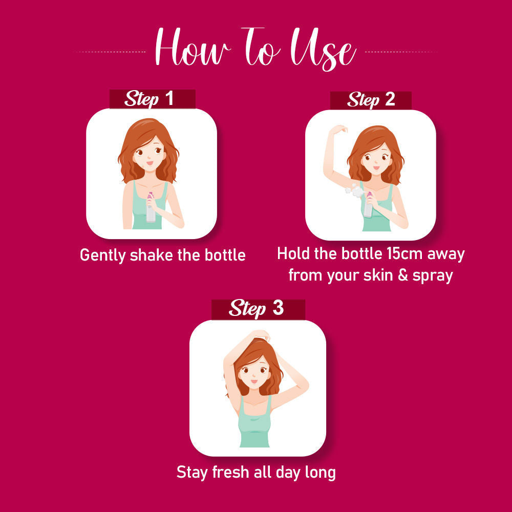 Spinz Enchante Perfumed Deo For Women With International Fragrances For Long Lasting Freshness