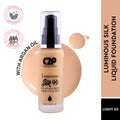 C2p Pro Luminous Silk High Coverage Liquid Foundation For Face Makeup
