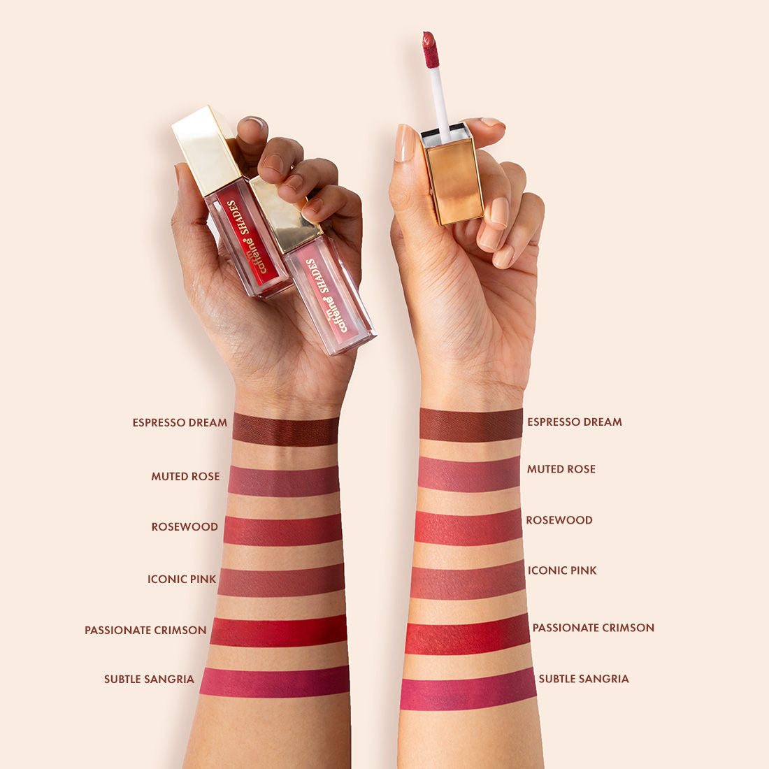 MCaffeine Shades Velvet Blur Matte Liquid Lipstick 12 Hrs Stay & Lightweight