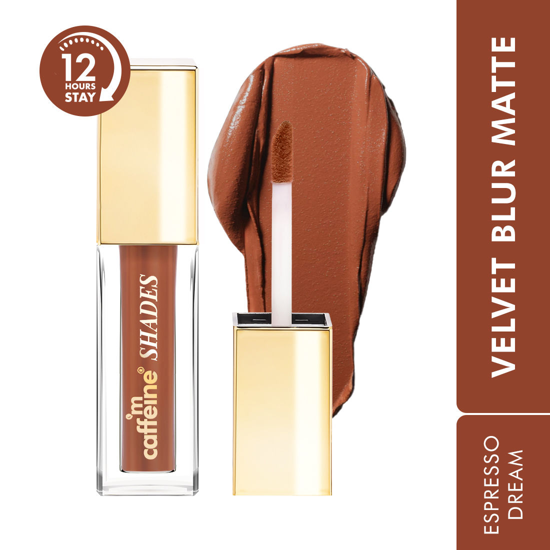 MCaffeine Shades Velvet Blur Matte Liquid Lipstick 12 Hrs Stay & Lightweight