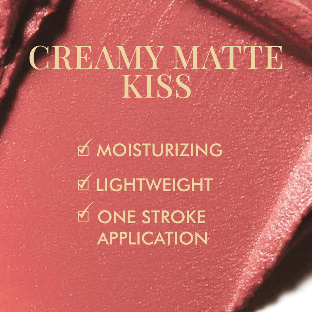 MCaffeine Shades Creamy Matte Kiss Bullet Lipstick Moisturizing, Lightweight