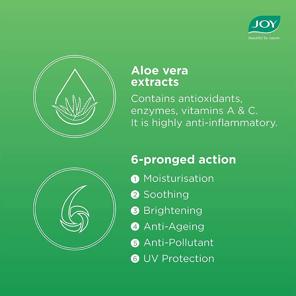 Joy Pure Aloe Vera Light Moisturizer Skin Cream for Face & Body For 48 Hrs Moisturization