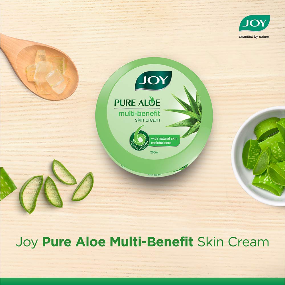 Joy Pure Aloe Vera Light Moisturizer Skin Cream for Face & Body For 48 Hrs Moisturization