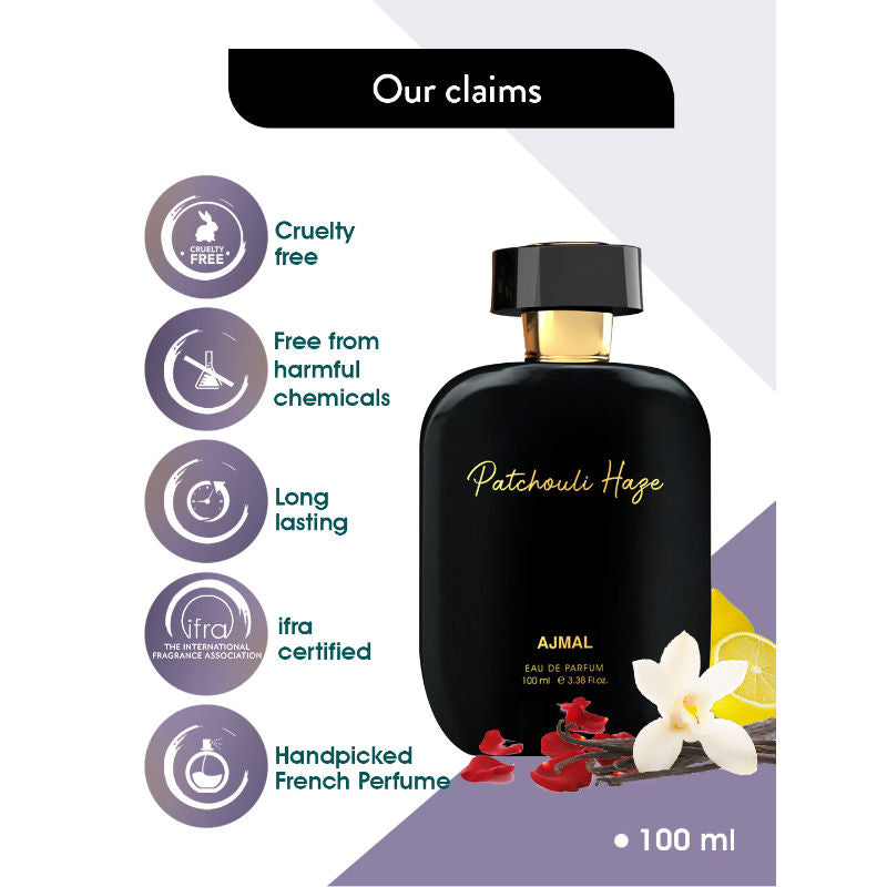 Ajmal India Artisan Patchouli Haze Exquisite Handpicked Luxury Perfume