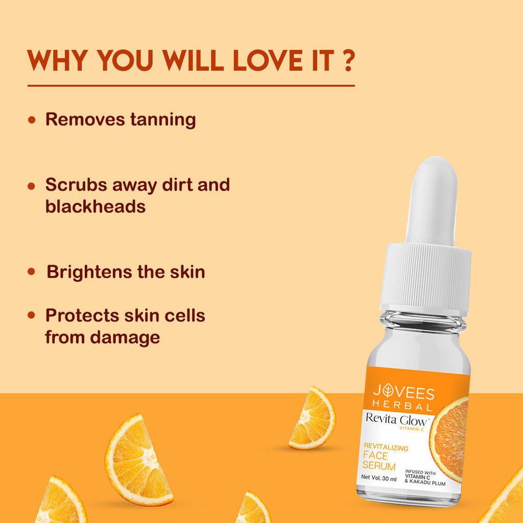 Jovees Herbal Vitamin C Face Serum Infused with Kakadu Plum