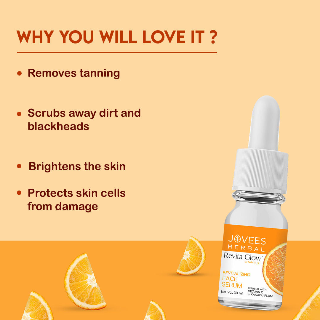 Jovees Herbal Vitamin C Face Serum Infused with Kakadu Plum