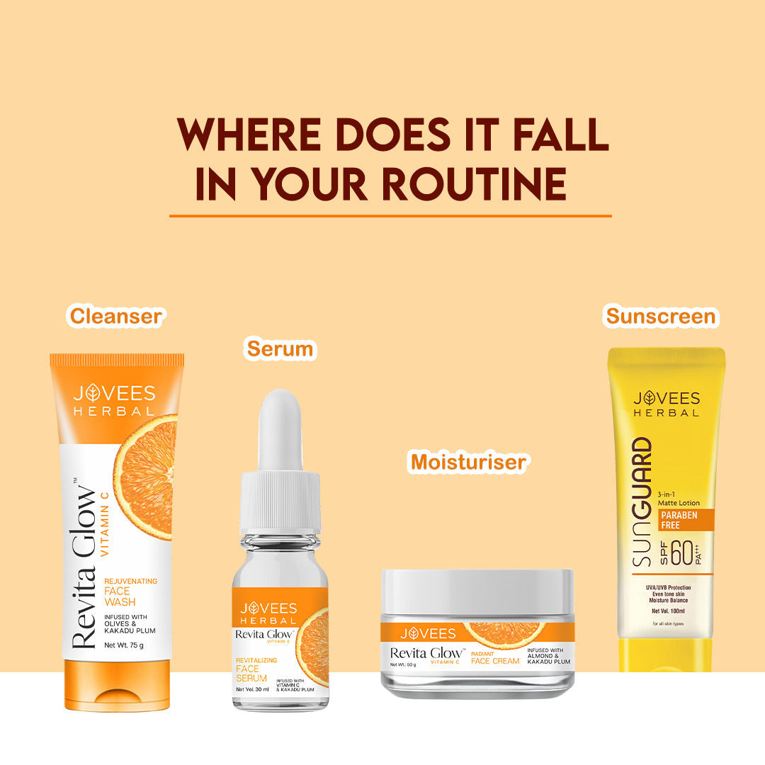 Jovees Herbal Vitamin C Face Serum Infused with Kakadu Plum