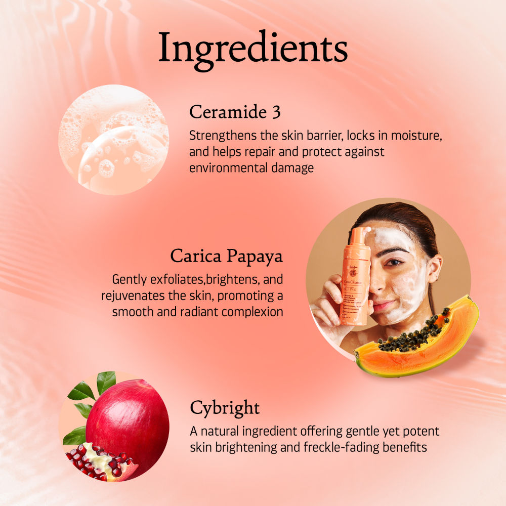 Indulgeo Essentials Cera Cleanse Activs - Ceramide Foaming Face Wash