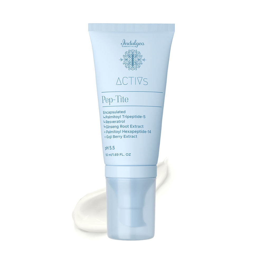 Indulgeo Essentials Pep-Tite, Peptide Skin Firming MoisturizerFor Wrinkles,FineLines,CrowsFeet