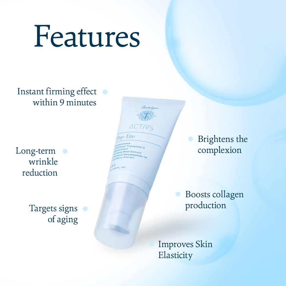 Indulgeo Essentials Pep-Tite, Peptide Skin Firming MoisturizerFor Wrinkles,FineLines,CrowsFeet