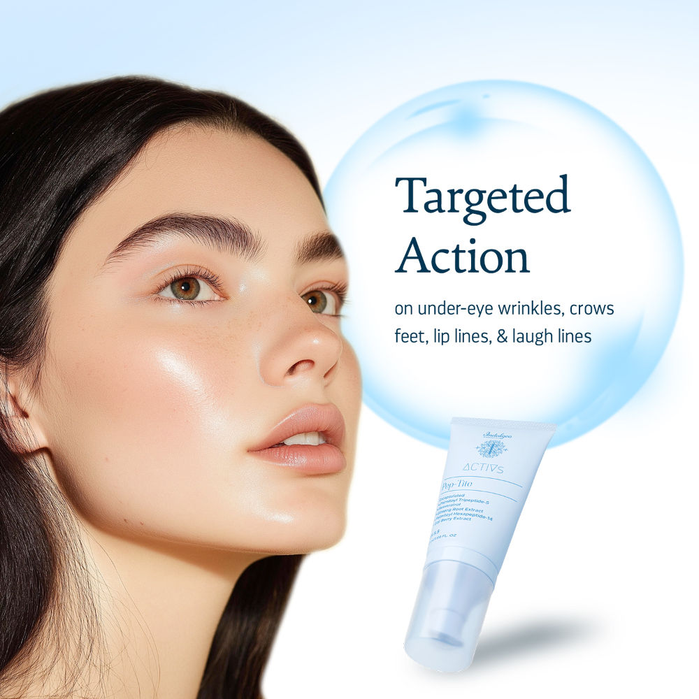 Indulgeo Essentials Pep-Tite, Peptide Skin Firming MoisturizerFor Wrinkles,FineLines,CrowsFeet
