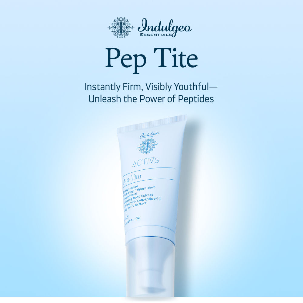 Indulgeo Essentials Pep-Tite, Peptide Skin Firming MoisturizerFor Wrinkles,FineLines,CrowsFeet