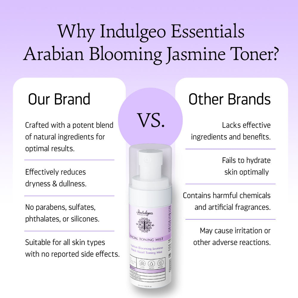 Indulgeo Essentials Arabian Blooming Jasmine Witch Hazel Toning Mist/Toner For Dry Skin