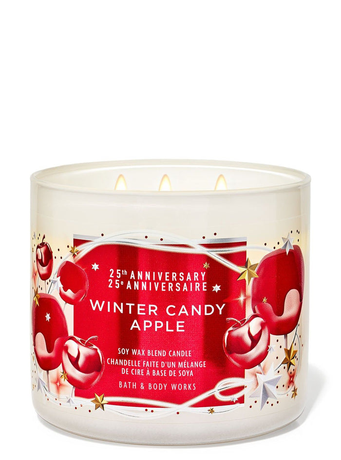 Bath & Body Works Winter Candy Apple 3-Wick Candle