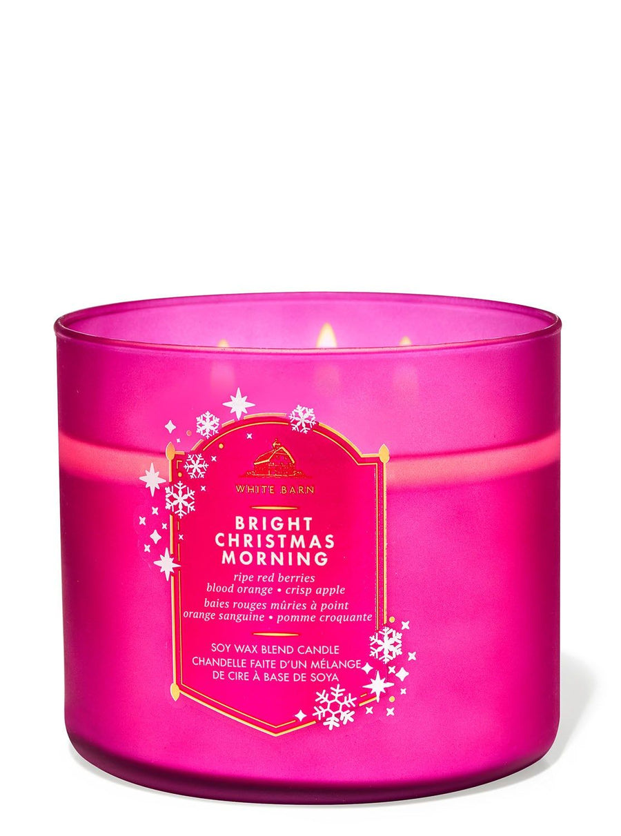 Bath & Body Works Bright Christmas Morning 3-Wick Candle