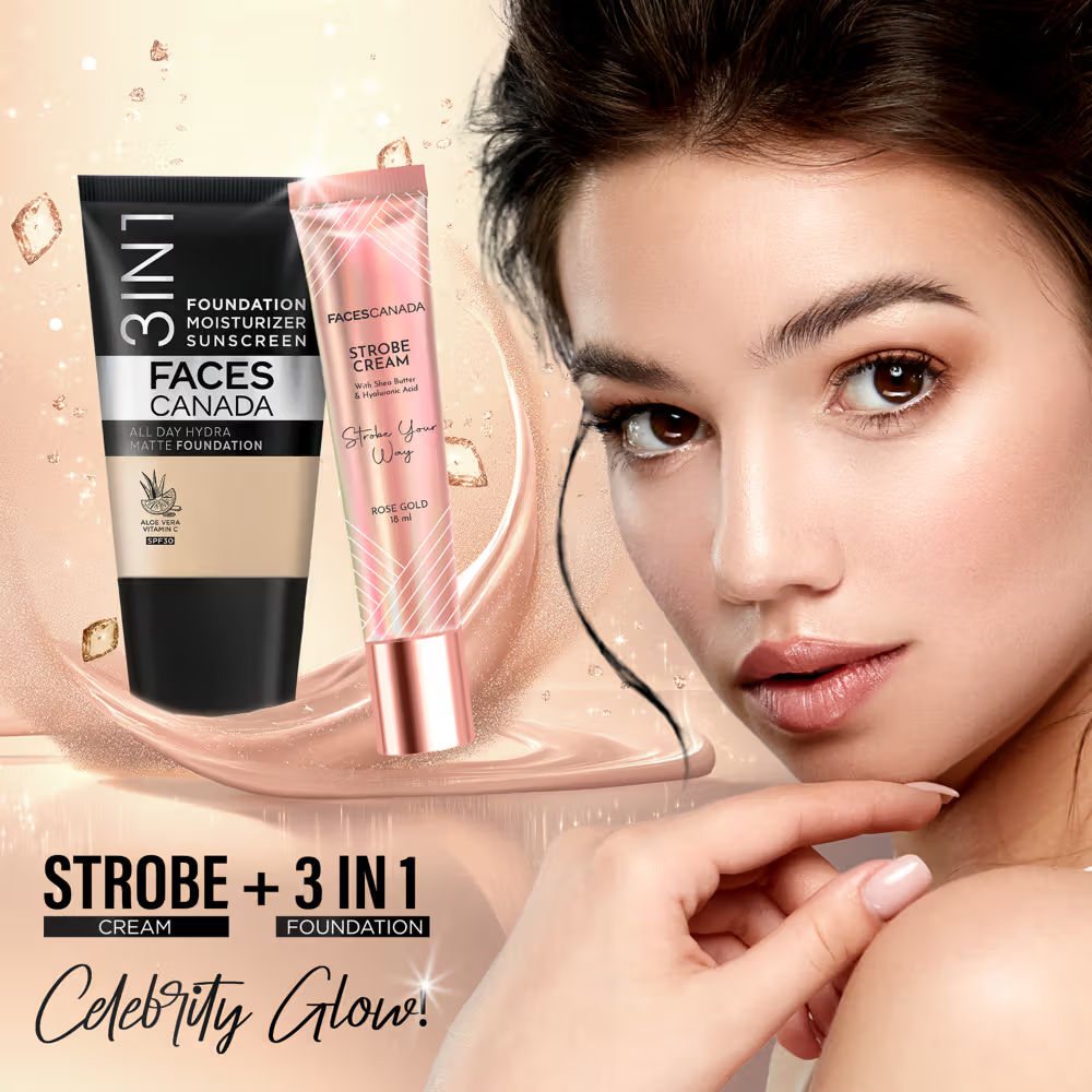 Faces Canada All Day Hydra Matte Mini - 3 In 1 Foundation + Moisturizer + SPF 30