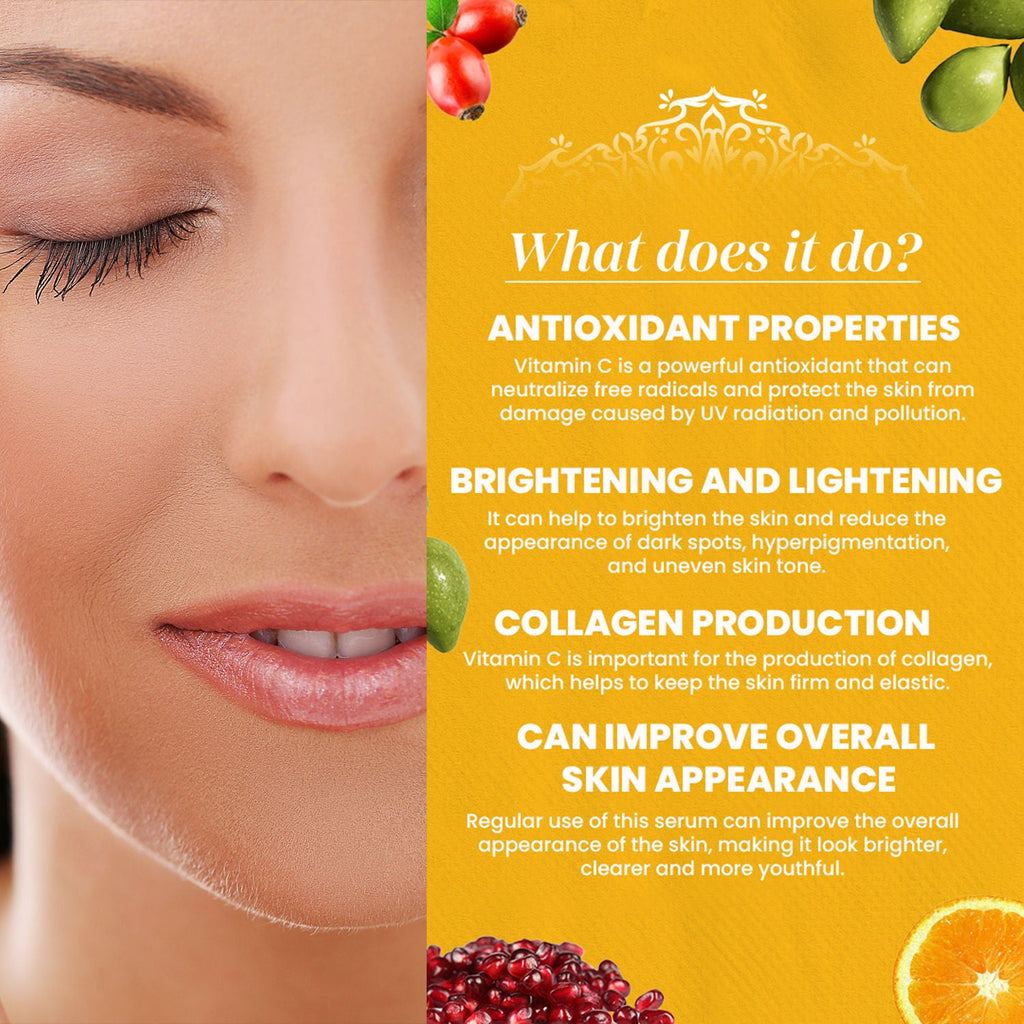 VITMINVEDA Vitamin C & B3 Face Serum For Natural Glow