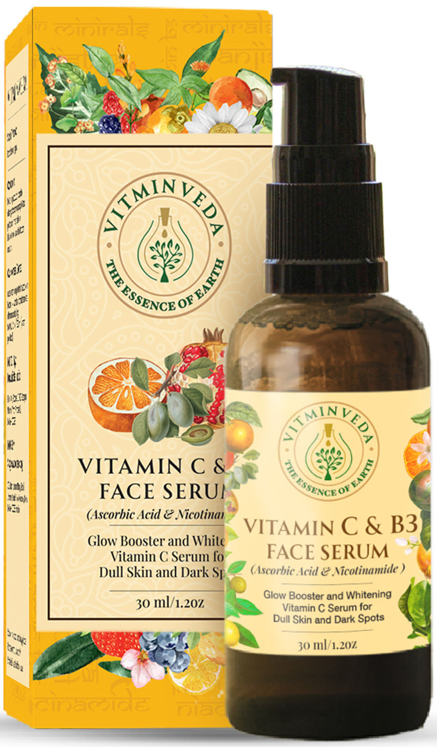 VITMINVEDA Vitamin C & B3 Face Serum For Natural Glow