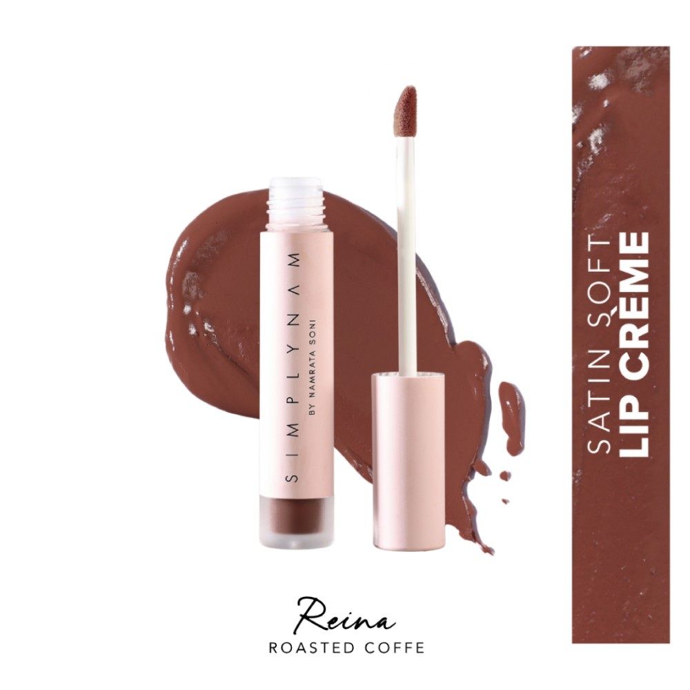 Simply Nam Satin Soft Lip Creme, Hydrating, Botanical Colour for Everyday Lips