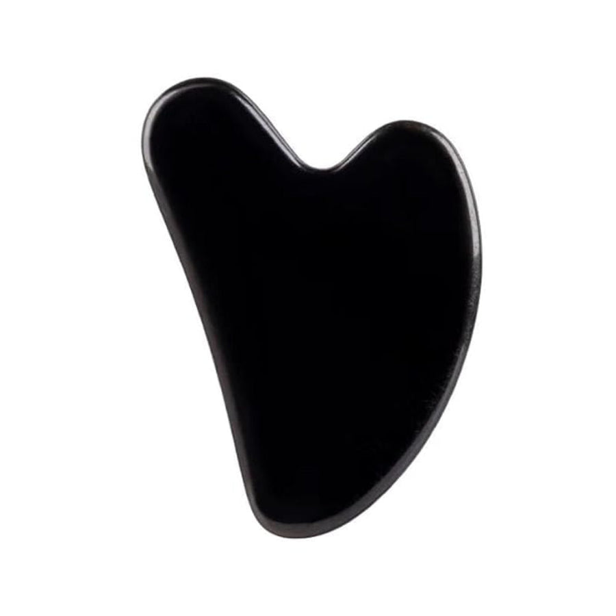 Bronson Professional Black Obsidian Gua Sha Face Massage Tool For Face and Neck Glowing Skin