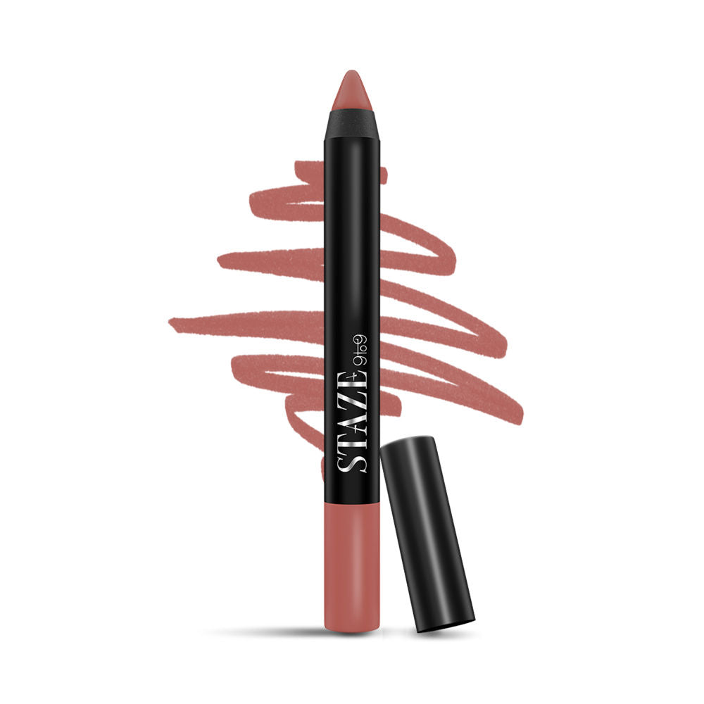 STAZE 9 To 9 Pout On Matte and Smudgeproof Lip Crayon